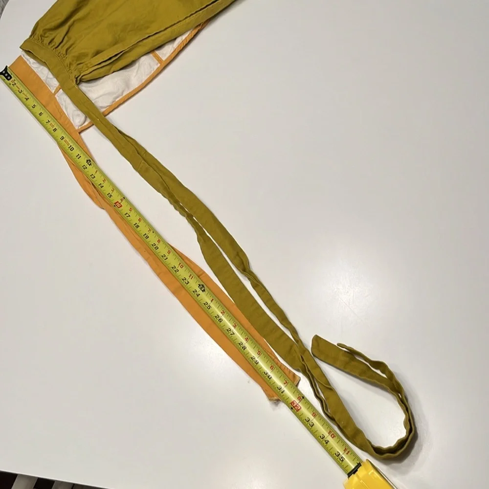 Vintage 2 Aprons Vera Neumann Retro 1960/1970 Half Apron Linen Gold‎ Hostess …
